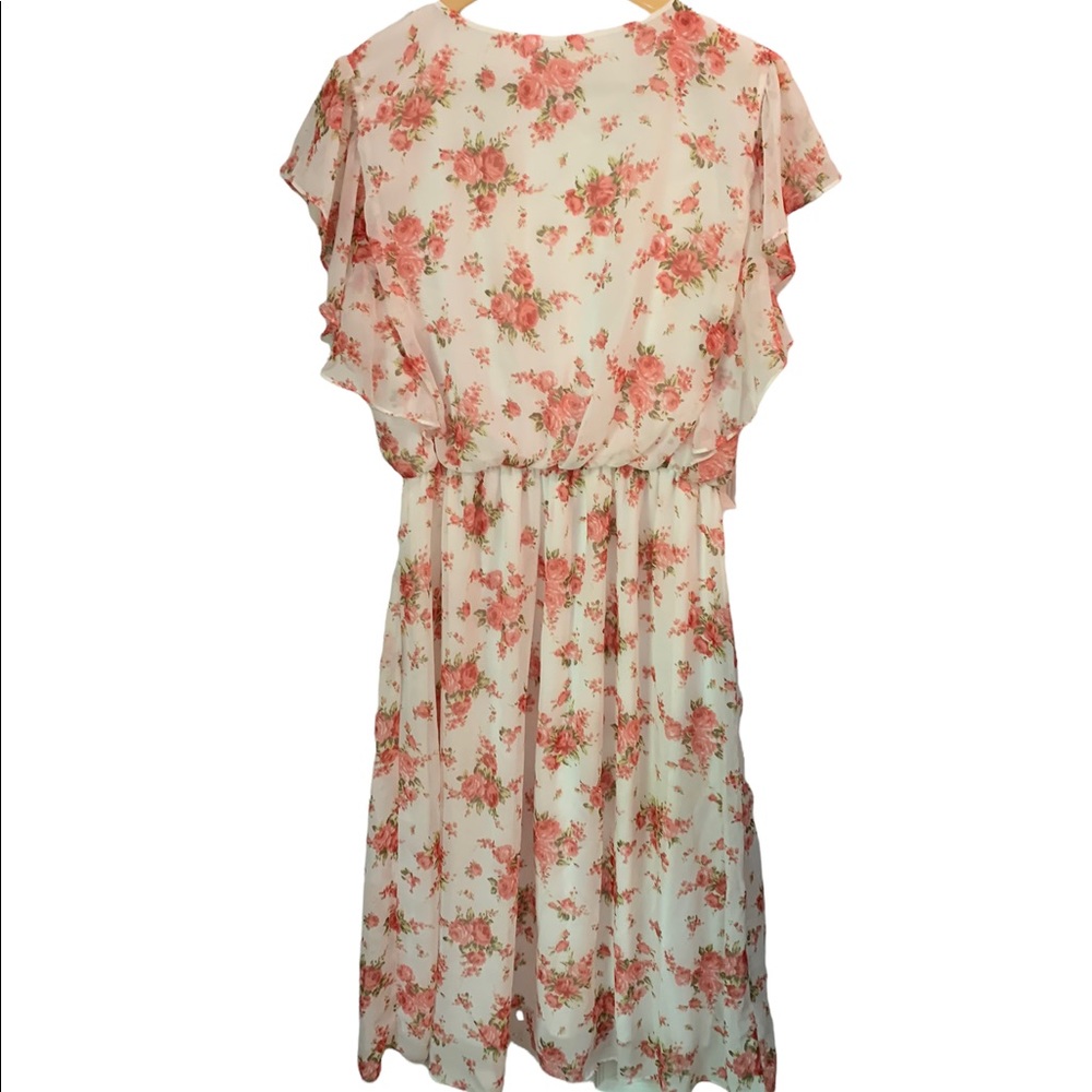 Chris & Carol floral dress size L NWOT - Picture 2 of 3